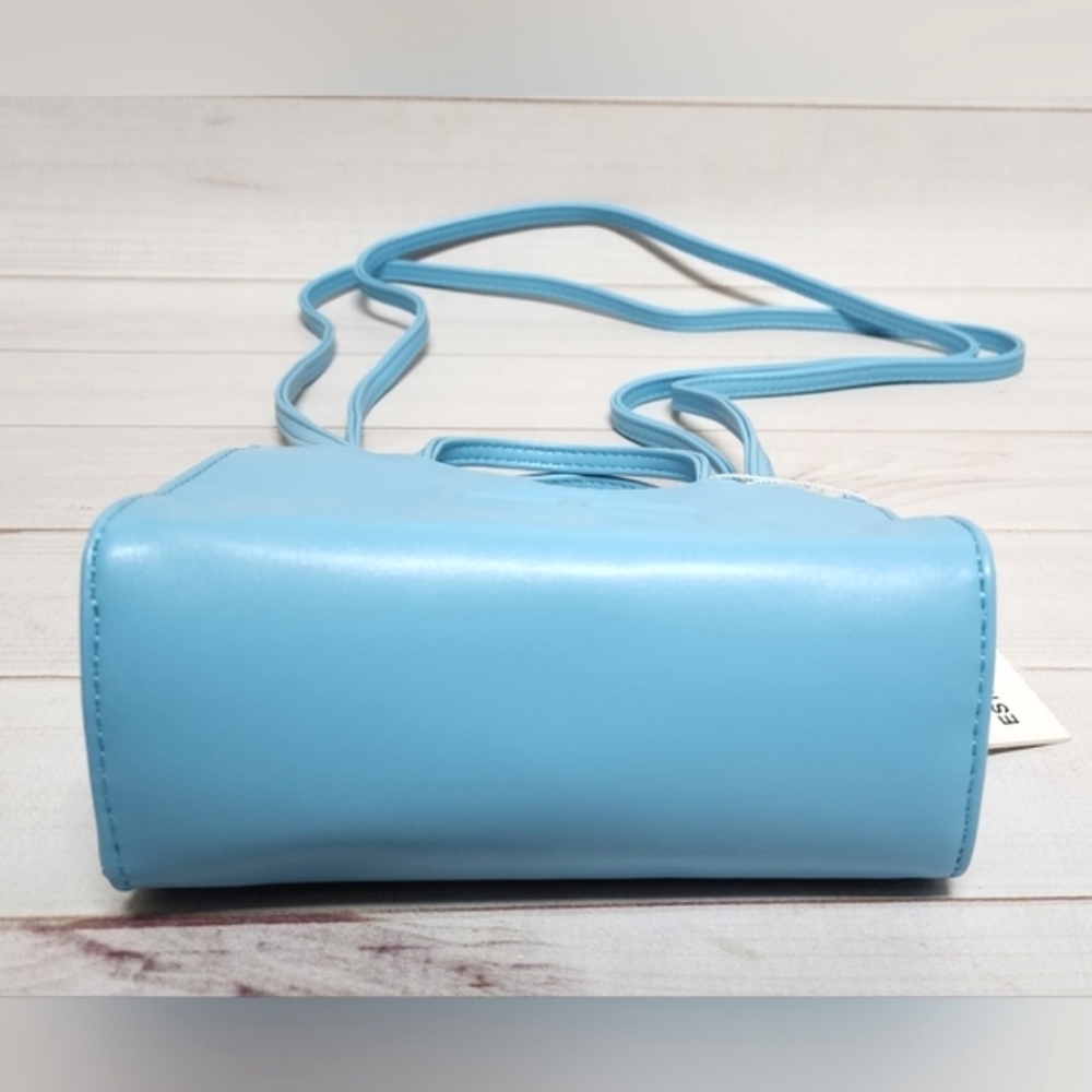 NWT Faux Luxury Vegan Leather Small Crossbody Shopping Bag - Picture 6 of 15